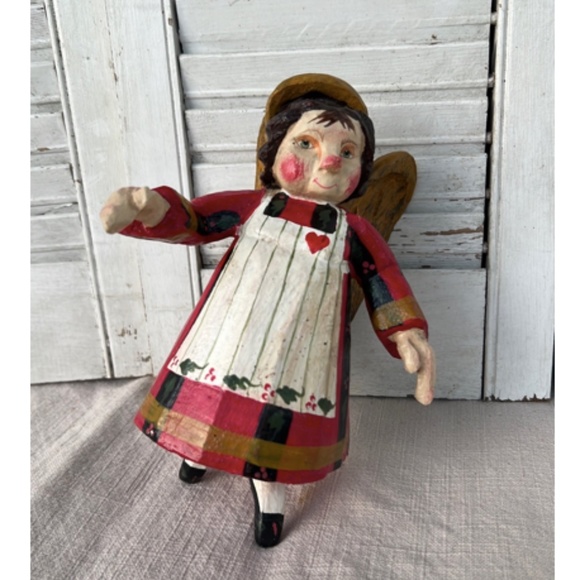 house of hatten Holiday House Of Hatten Queen Of Hearts Angel Ornament Rare 989 Poshmark